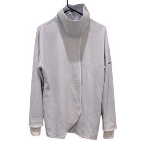 Nike Women’s Medium Boxy Long Sleeve Cozy Athletic Turtleneck Wrap Sweatshirt